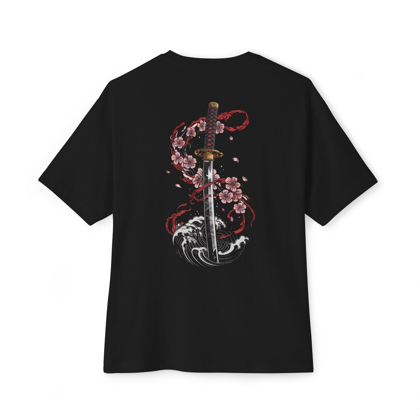 Edge of Silence – Japanese Katana Oversized Tee