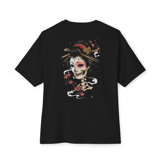 Broken Grace – Japanese Geisha Oversized Tee